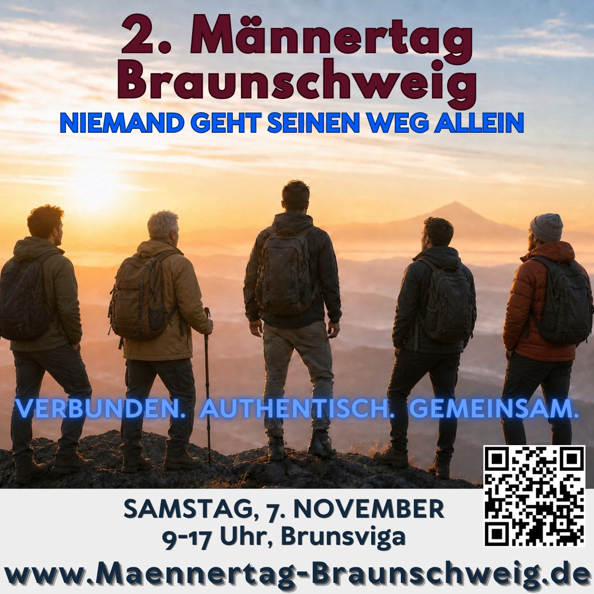 Anzeige: 2. Männertag Braunschweig, Samstag, 7. November, 9–17 Uhr, Brunsviga